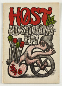 Forside til Høstudstillings katalog 1946 lavet af Heerup